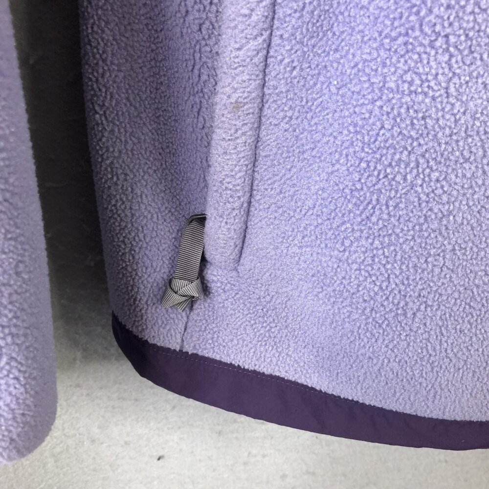 The North Face Jacket Womens L Purple Polartec Fleece Full Zip Logo Outdoor - Picture 8 of 16